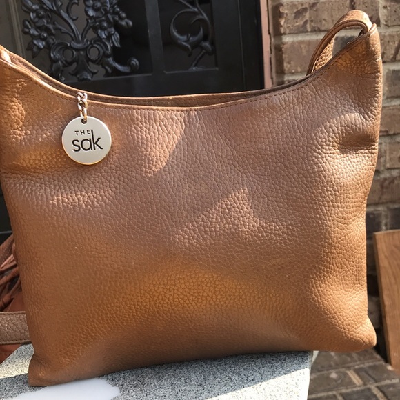 The Sak Bags The Sak Tan Leather Crossbody Purse Poshmark